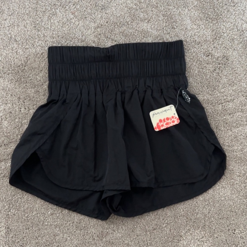 Free People Movement Black Shorts